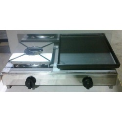 Iron gas griddle
