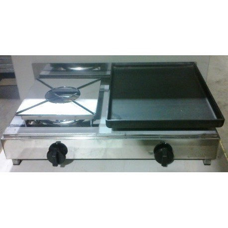 Iron gas griddle